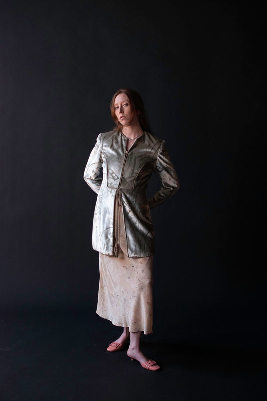 Stenciled Velvet Jacket | Mary Mcfadden