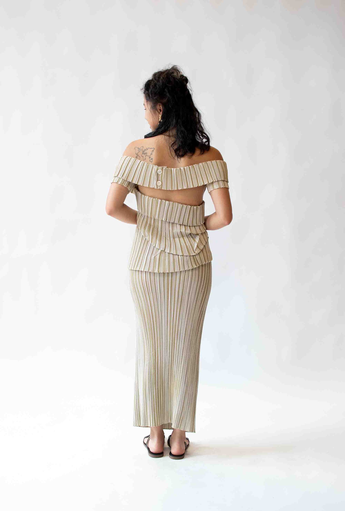 Pleated Dress | Romeo Gigli SS1994