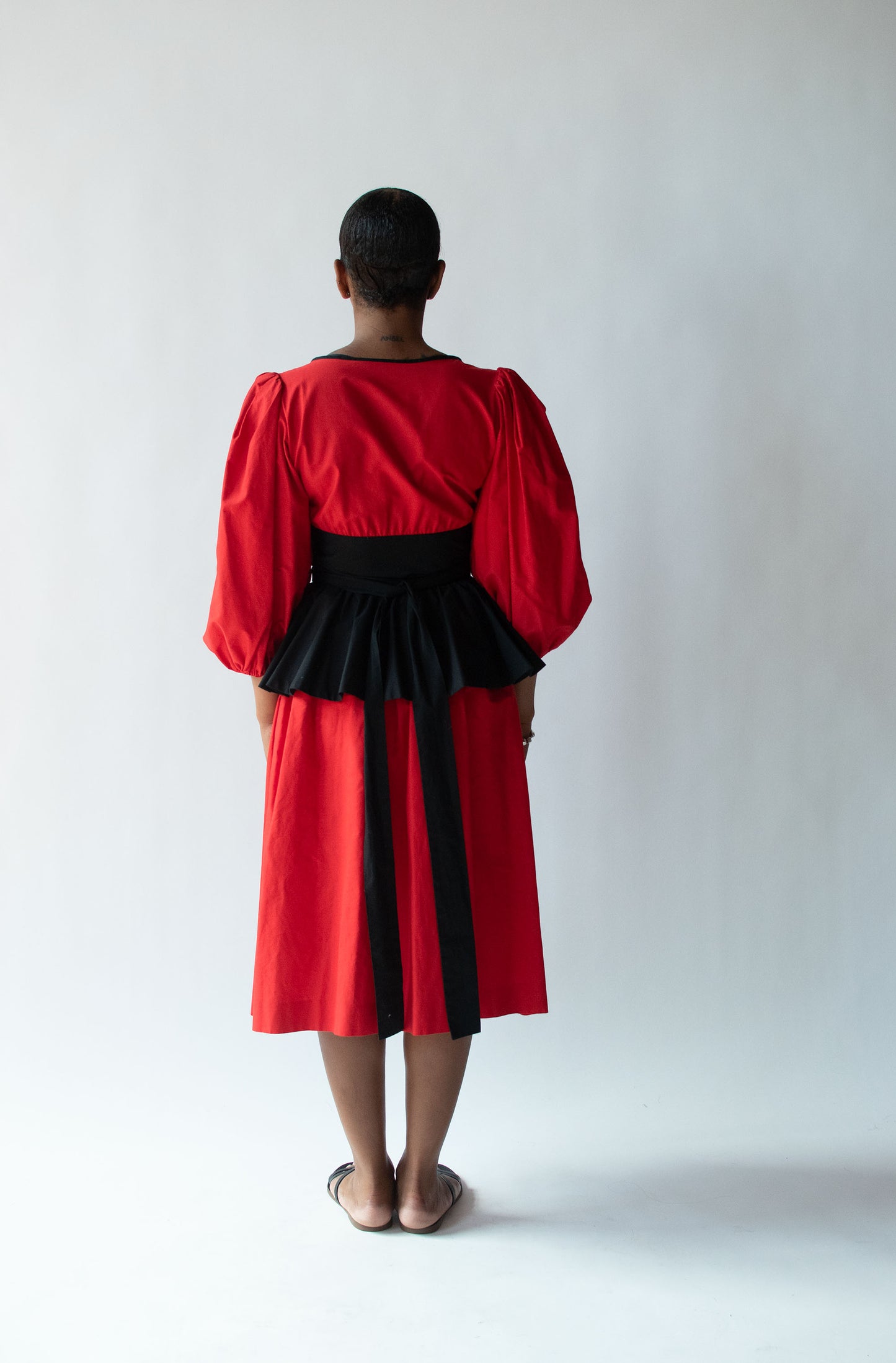 1980s Puff Sleeve Dress | Yves Saint Laurent