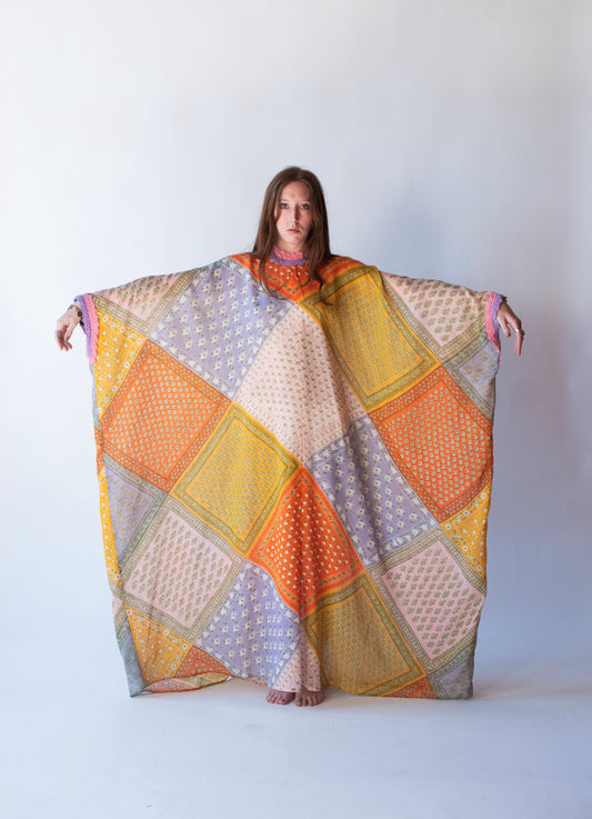 1970s Bandanna Print Caftan | B.Cohen by Jaconelli