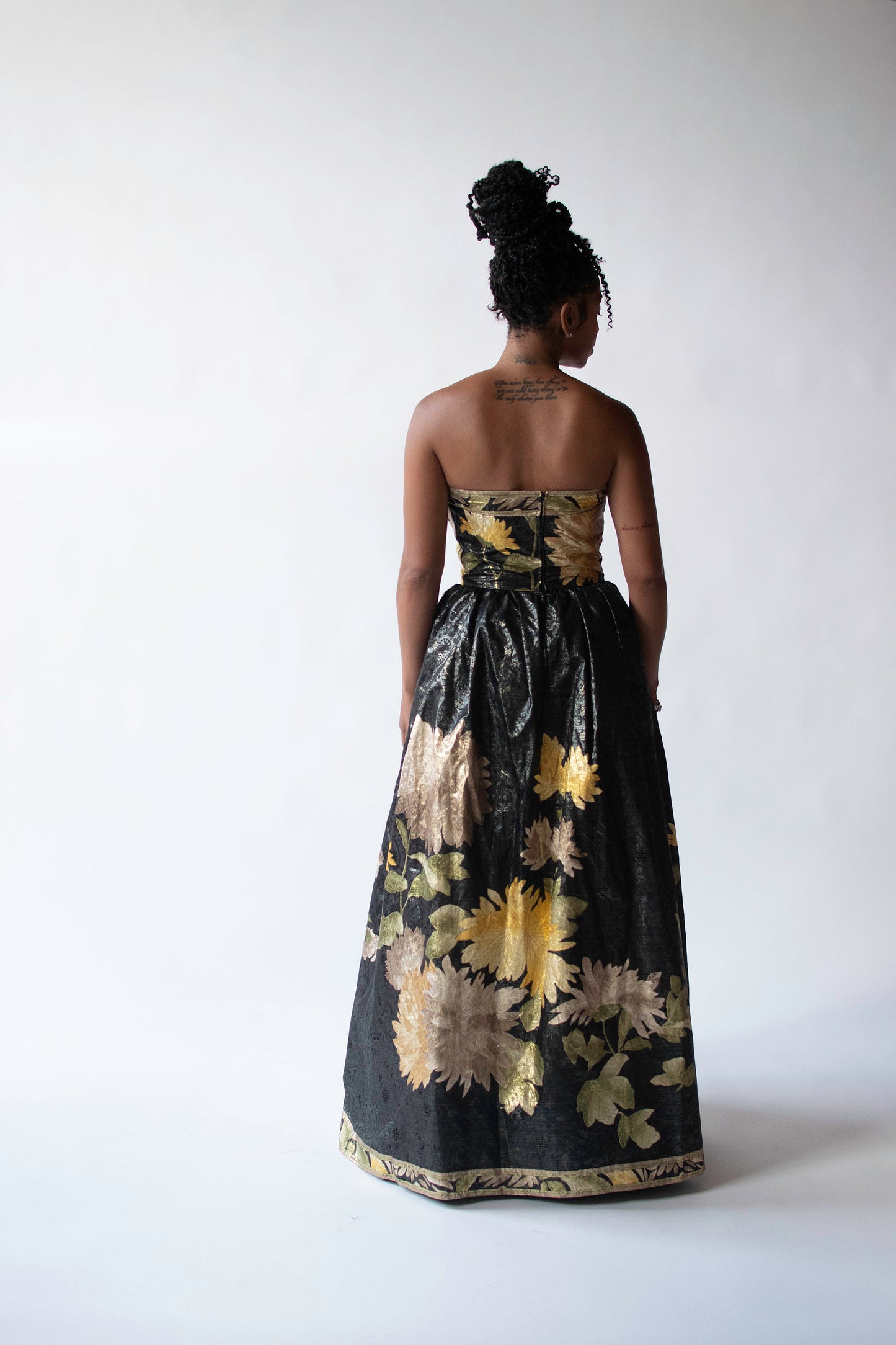 1980s Lame Gown | Leonard Paris