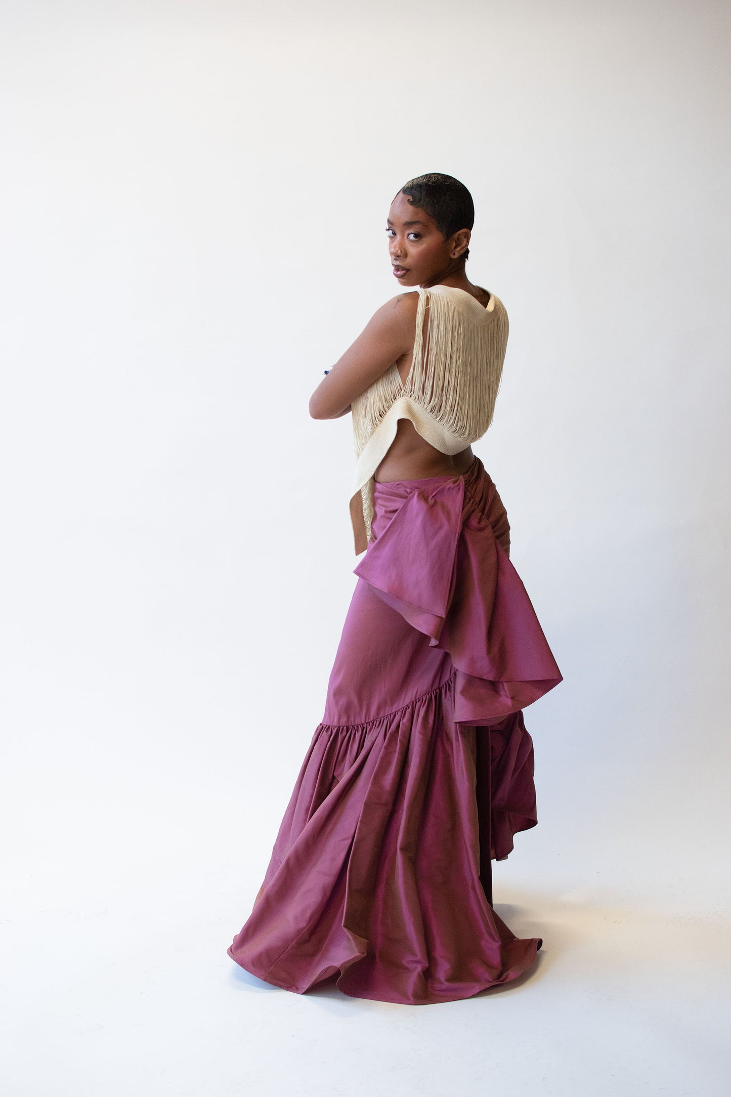 Iridescent Rose Ball Skirt | Oscar de la Renta FW 2001