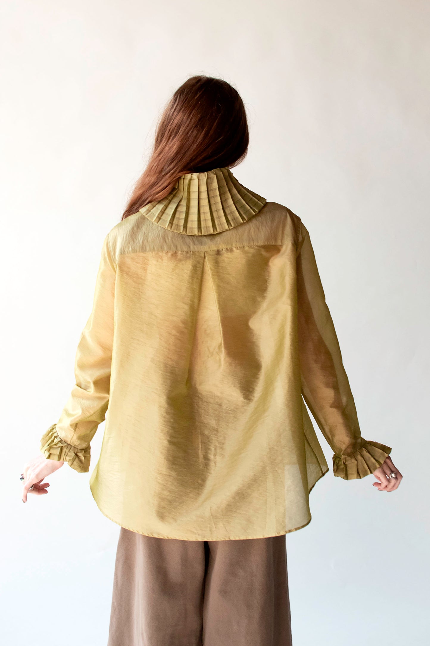 Iridescent Organza Shirt | Romeo Gigli