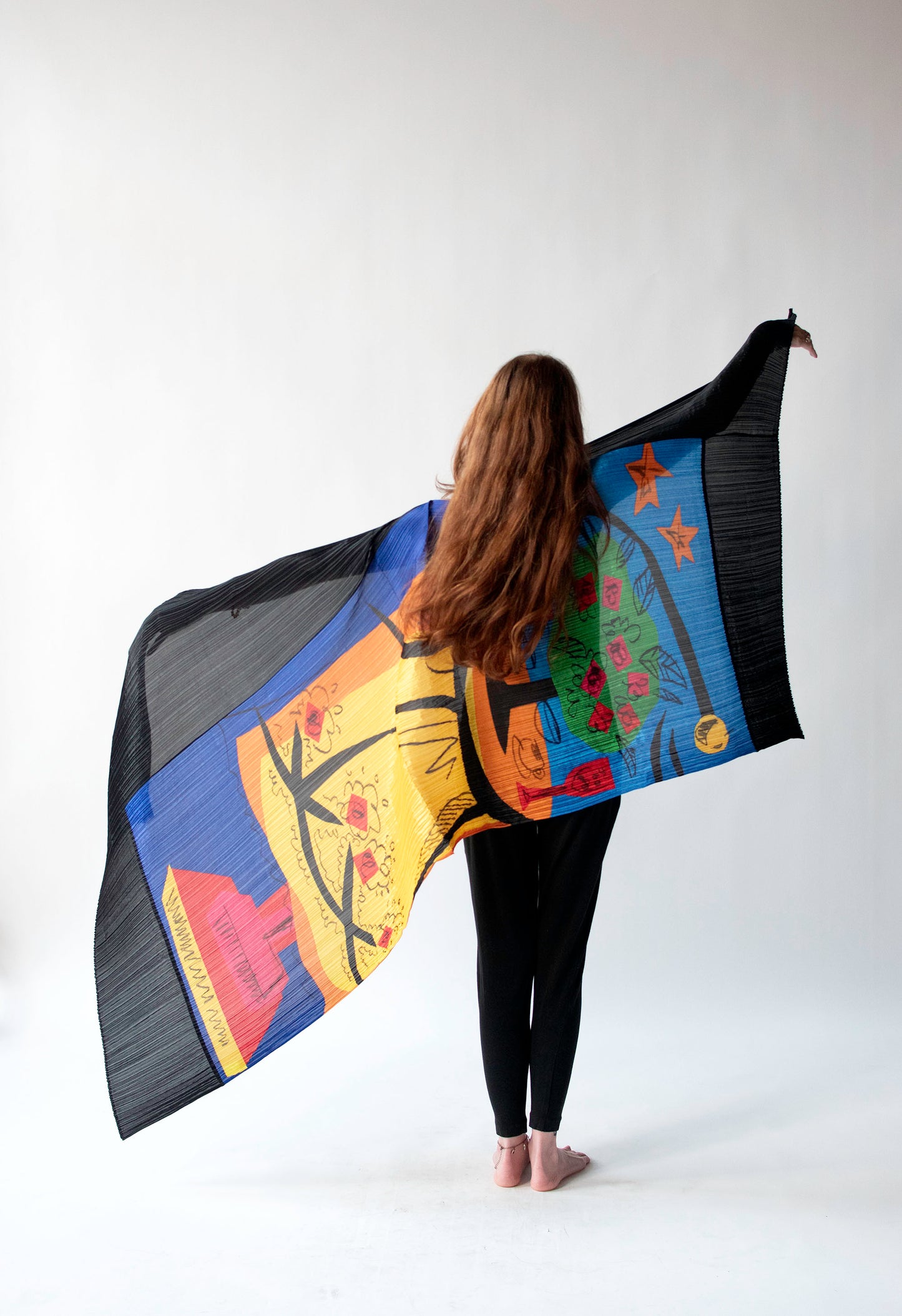 'Afternoon Tea' Convertible Shawl | Issey Miyake Pleats Please