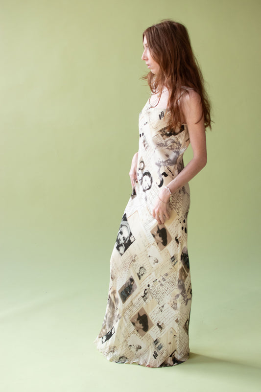 Printed Slip Dress |Moschino