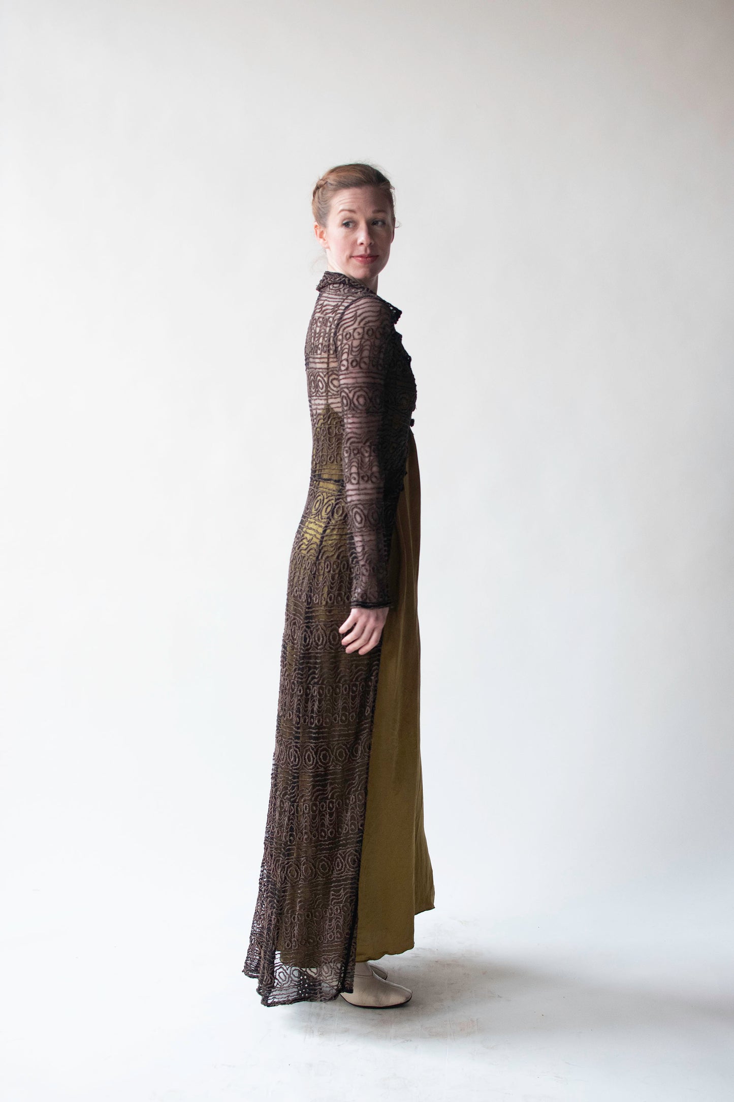 Embroidered Mesh Duster | Sophie Sitbon
