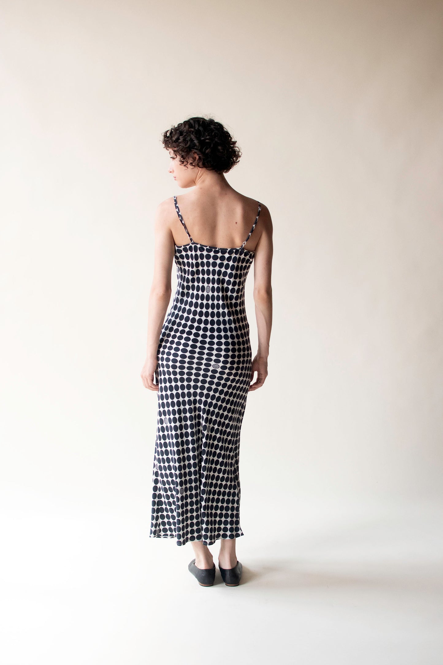 Polka Dot Silk Dress | Bill Blass
