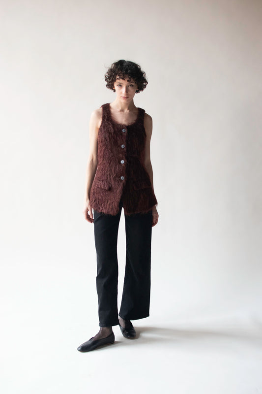 Mohair Vest | Romeo Gigli for Callaghan 1994