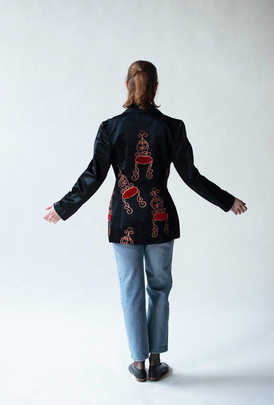 Black Blazer w / Chairs | Franck Sorbier