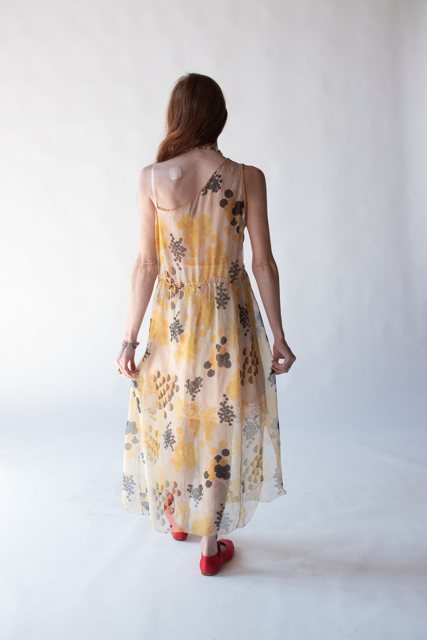 1930s Chiffon Dress
