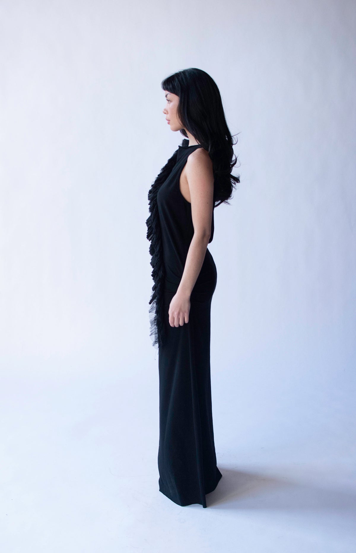Ruffled Trim Dress | Rozae Nichols