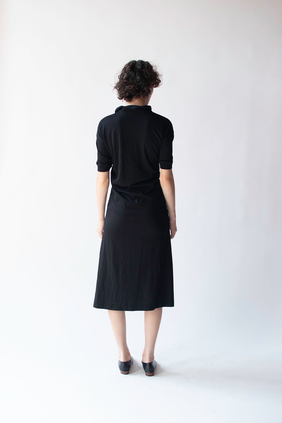 Black wool dresss | Comme des Garçons