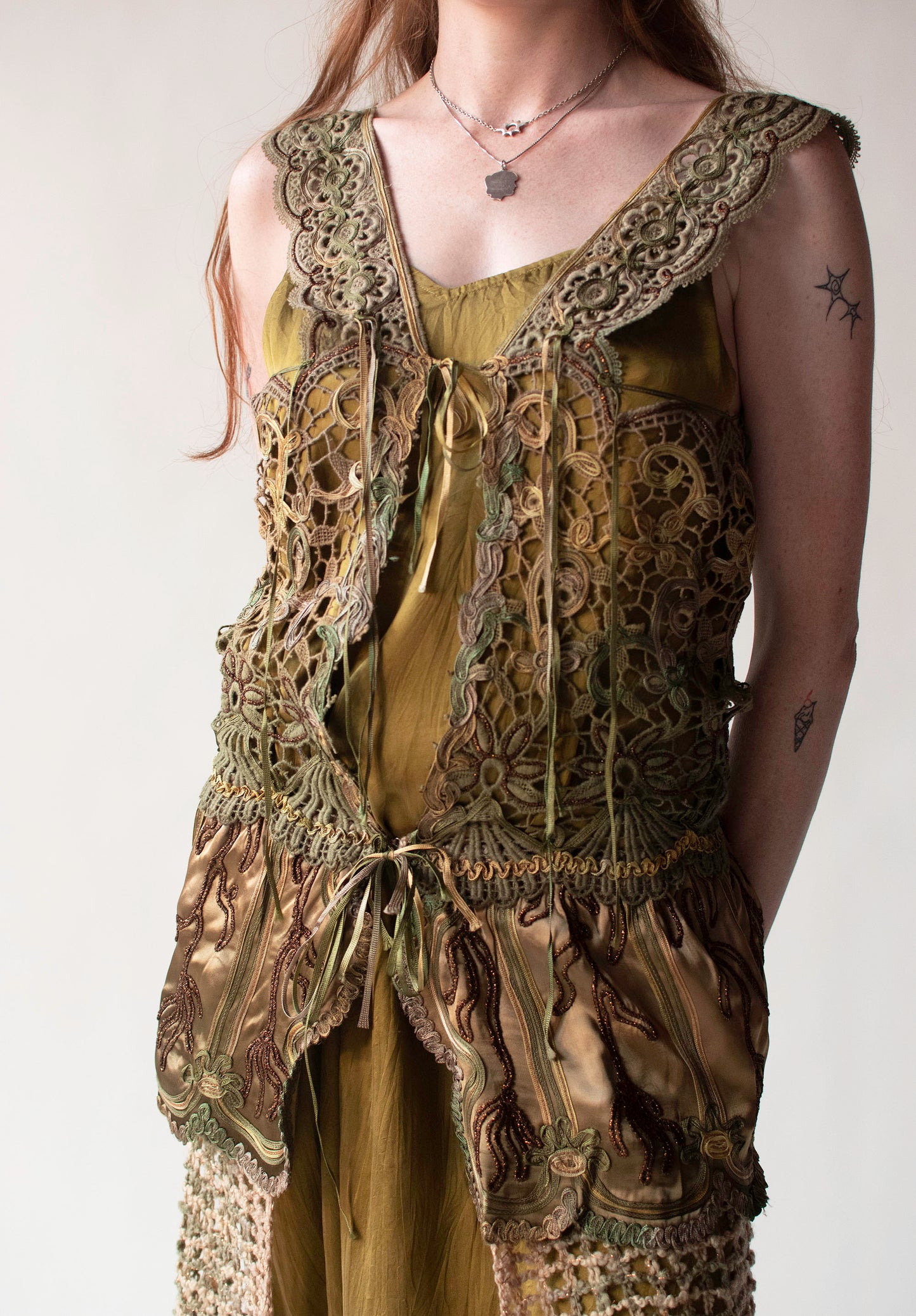 Mixed Media Vest | Mali Lietta Cavalli