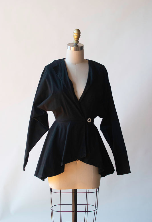 Peplum Shirt | Norma Kamali