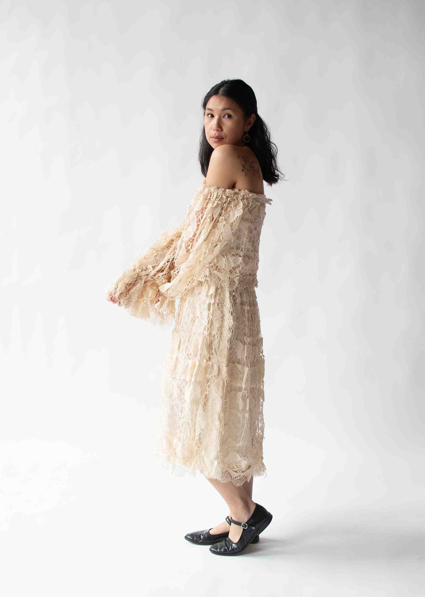 1970s Crochet Dress Set