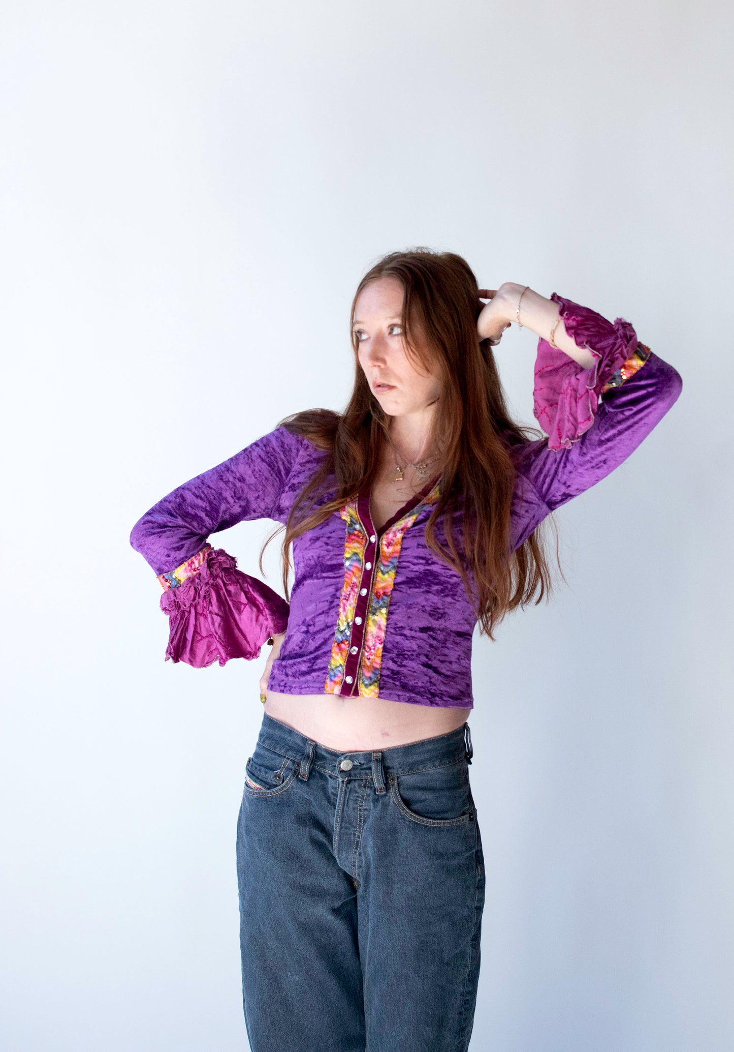 Crushed Velvet Cardigan | Voyage Invest in the Original