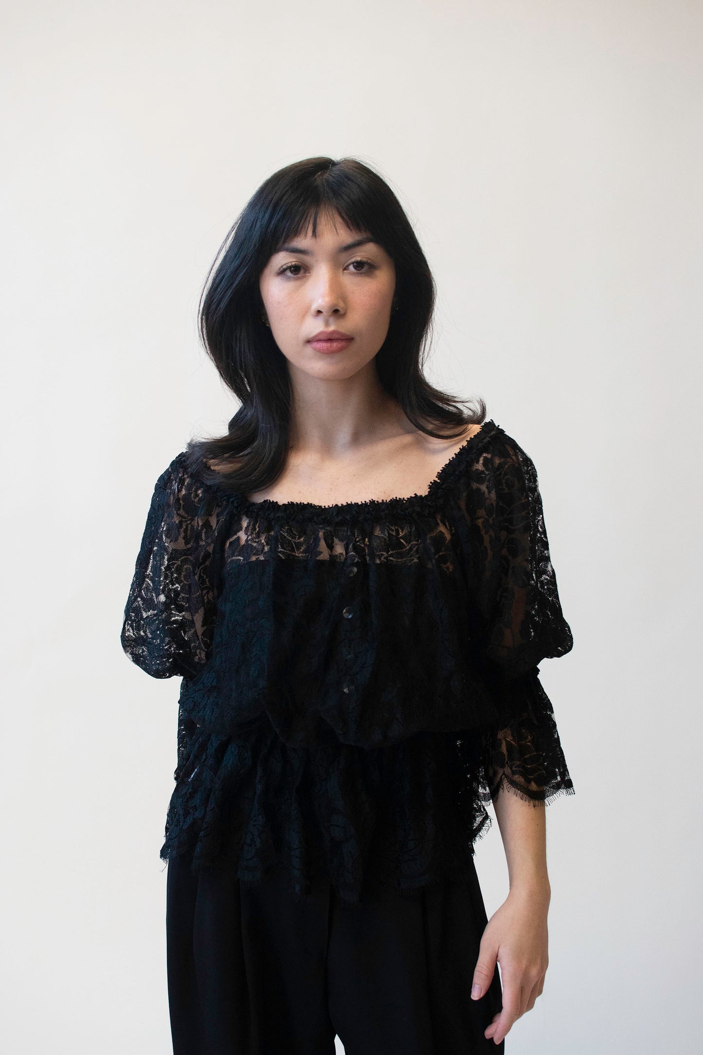 1970s Lace Blouse | Scott Barrie