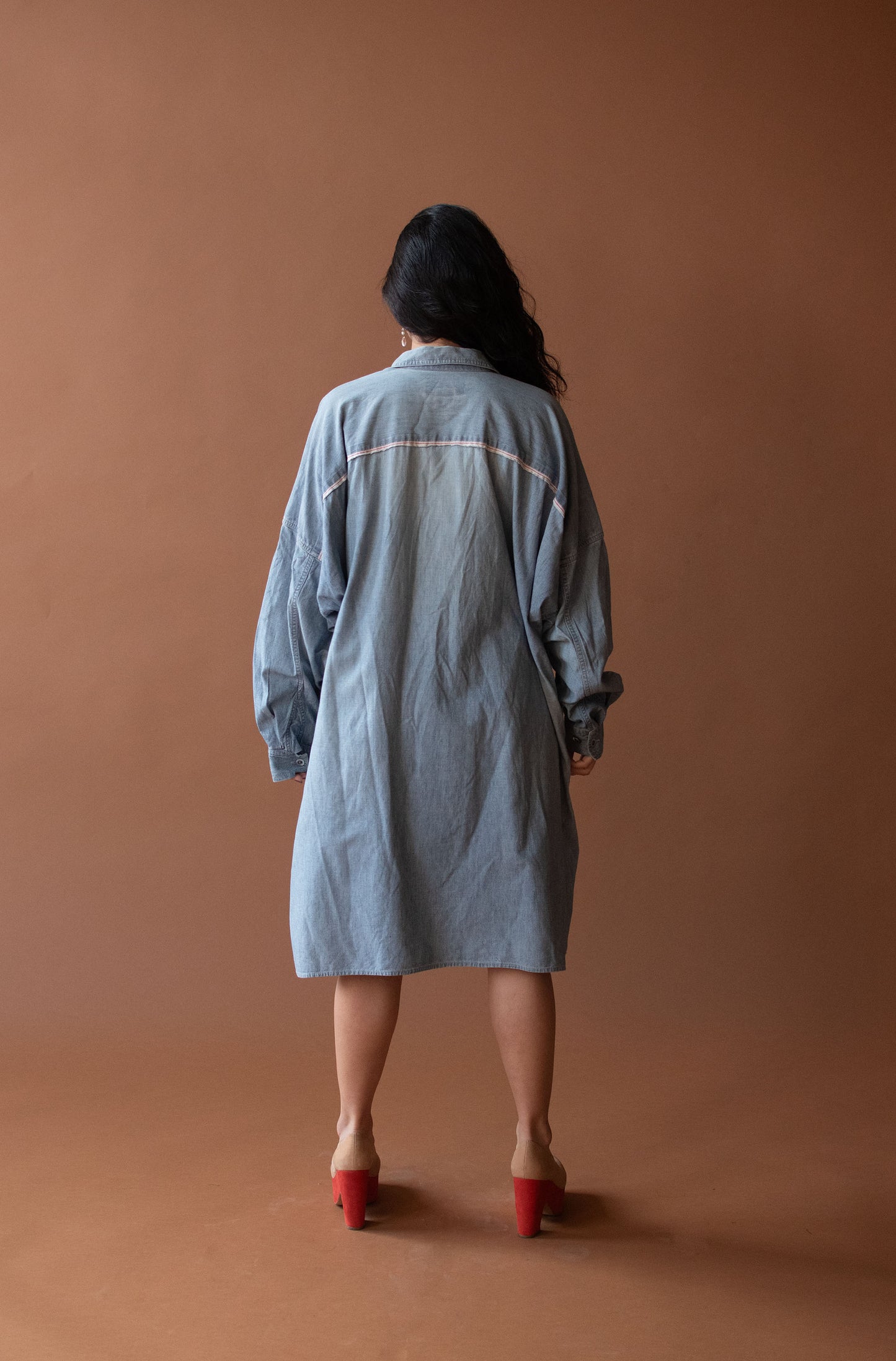 Chambray Shirtdress | Plantation Issey Miyake