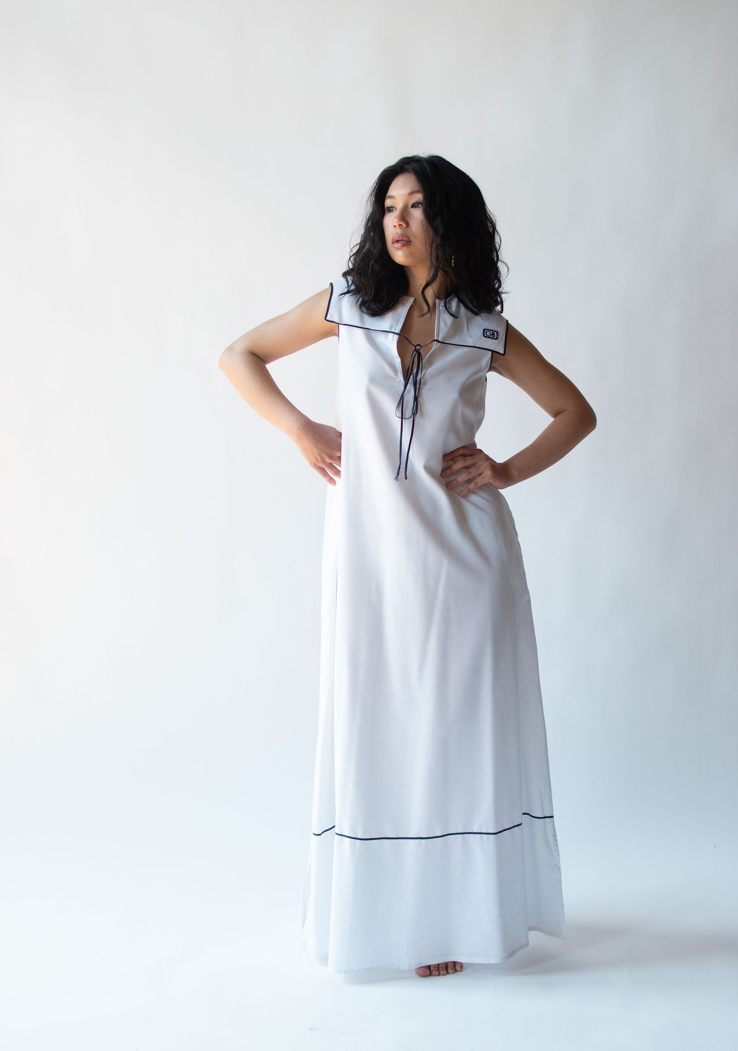 1970s Sailor Dress | Geoffrey Beene for Swirl