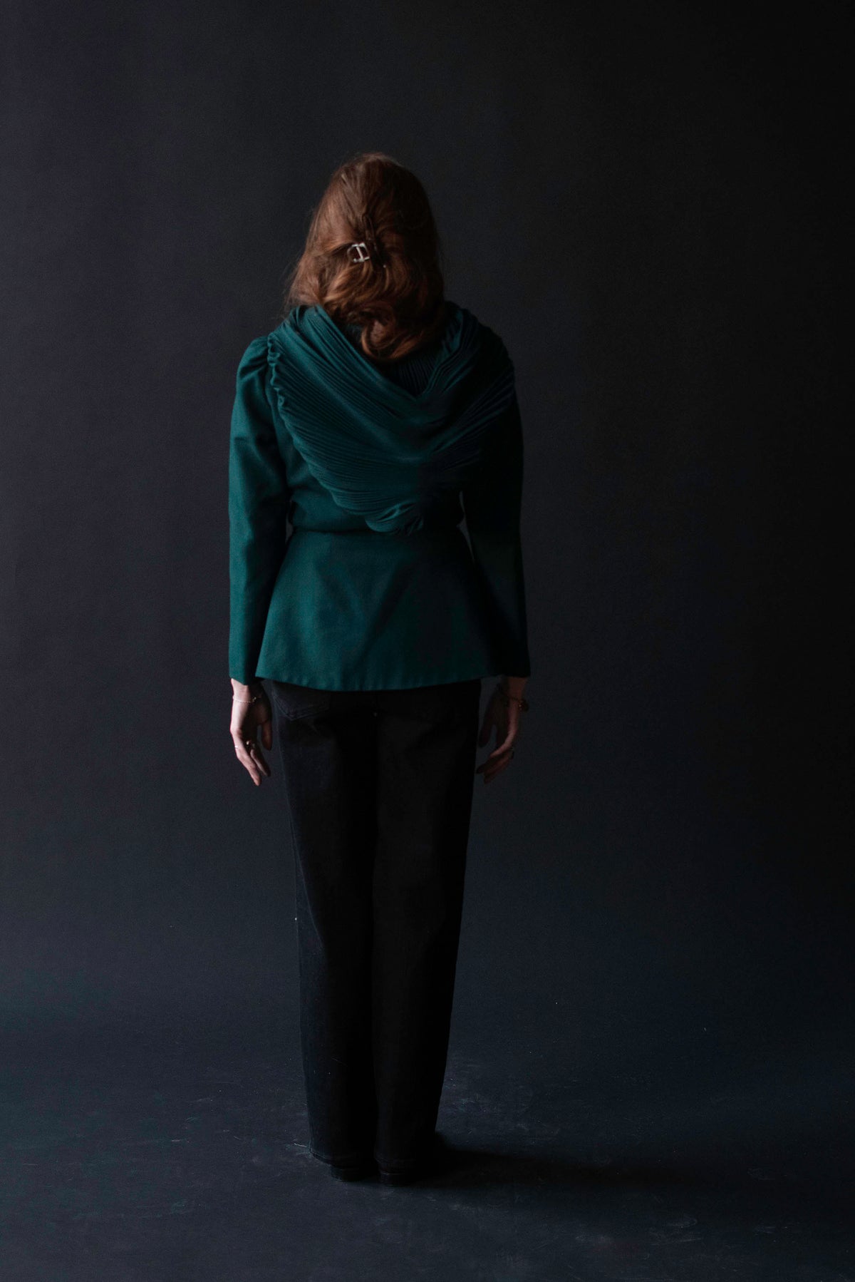 Hooded Green Jacket | Thea Porter