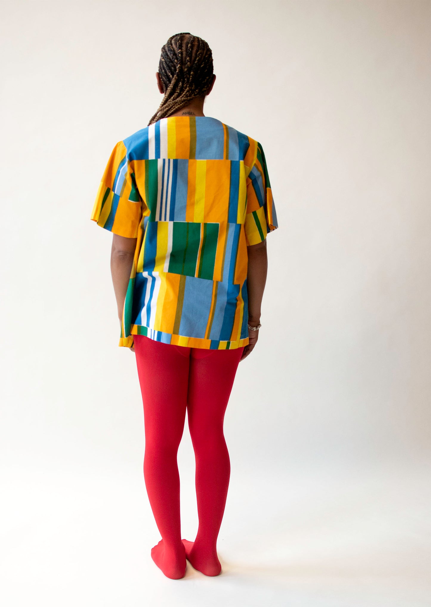 Hyppyraita print Tunic | Marimekko 1973