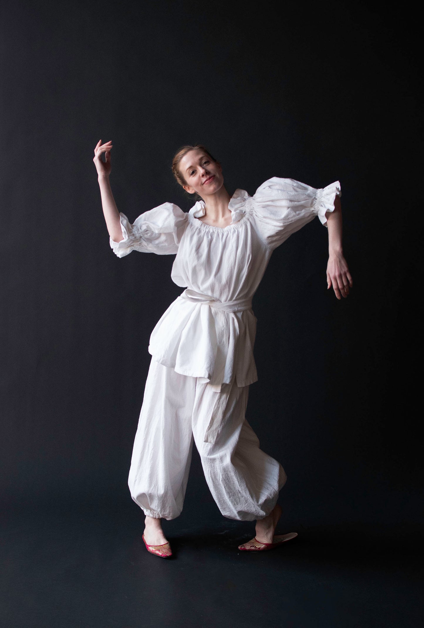 1990s Cotton Pants Set | Jan Barboglio