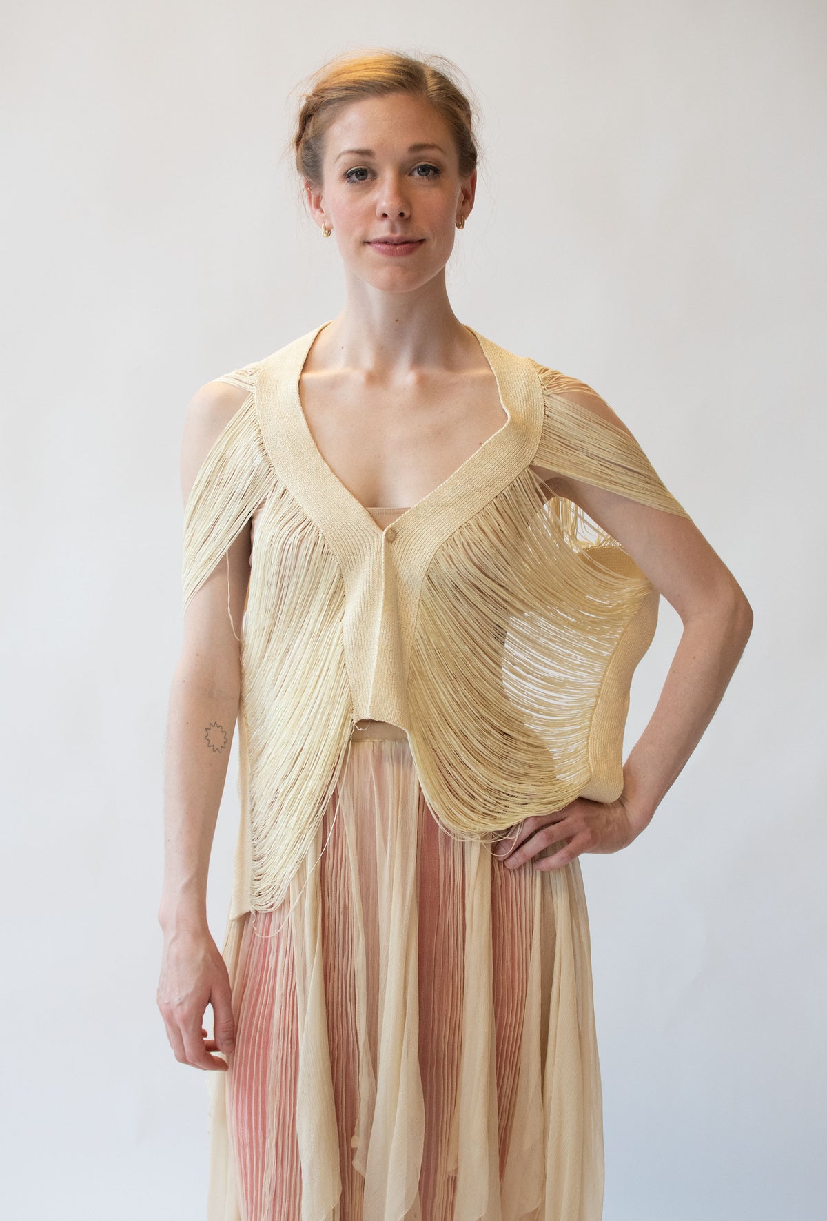 1990s Ribbon Top