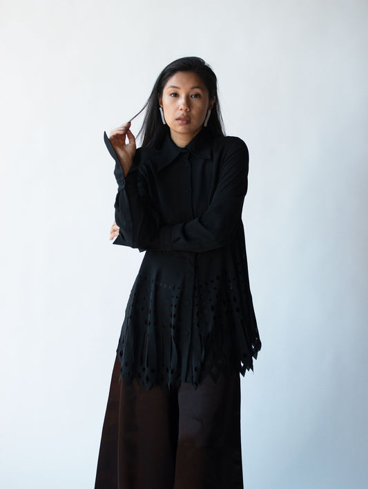 Laser Cut Shirt | Gianfranco Ferre SS 2004