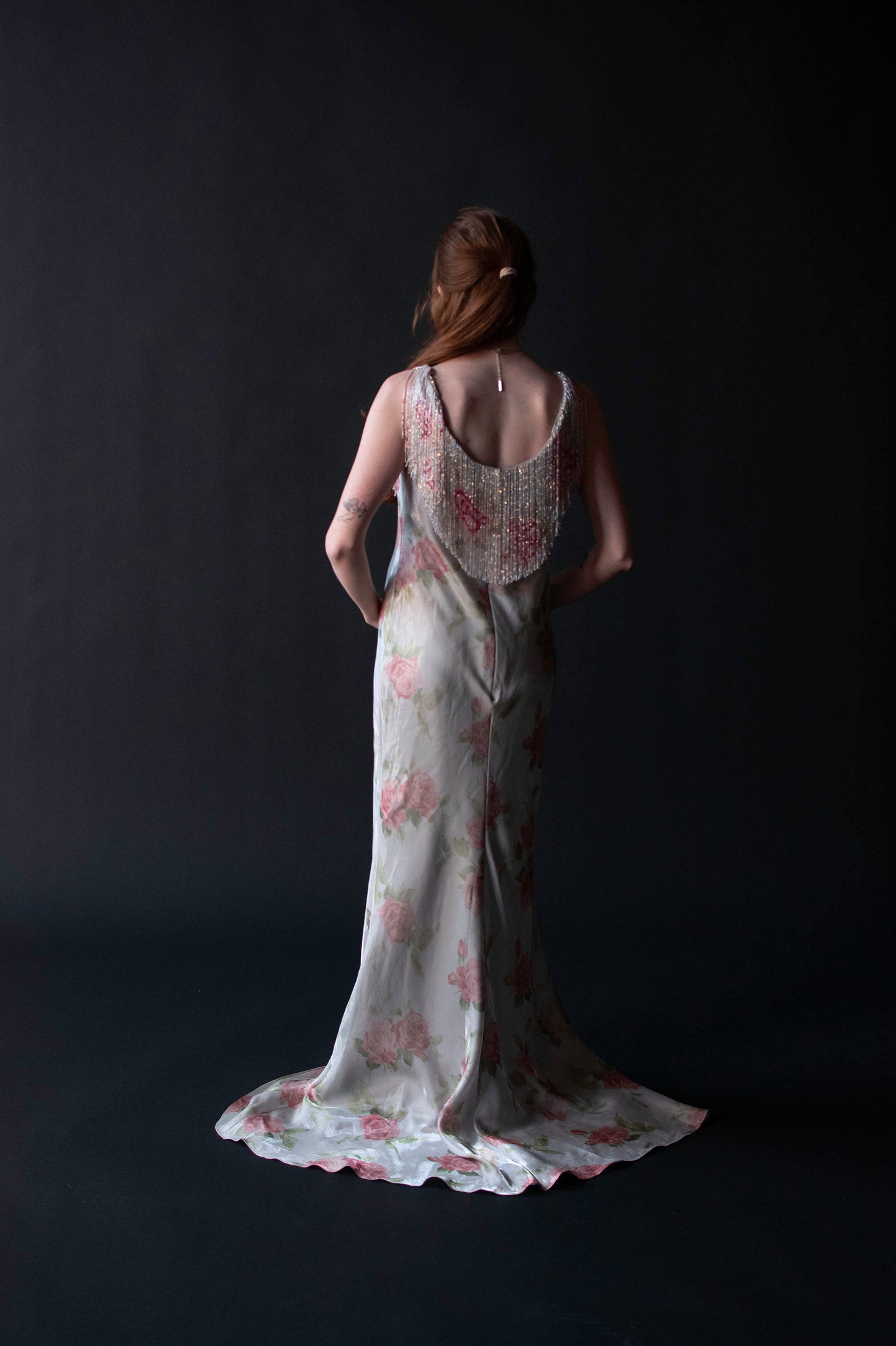Rose Print Gown | Bellville Sassoon