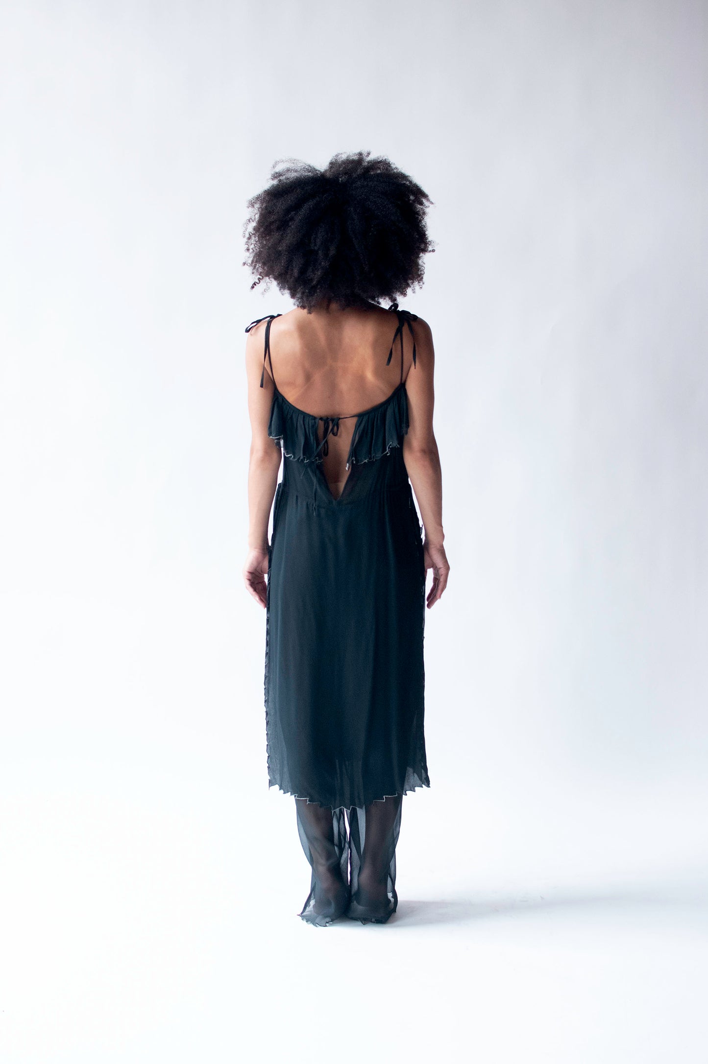 1970s Chiffon Jumpsuit | Betty Jackson for Quorum
