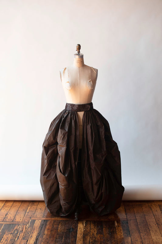 1980s Taffeta Overskirt | Carolina Herrera
