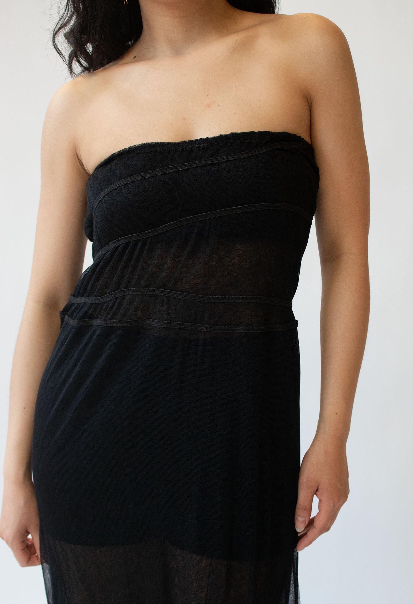 1990s Black Tube Dress | Helmut Lang