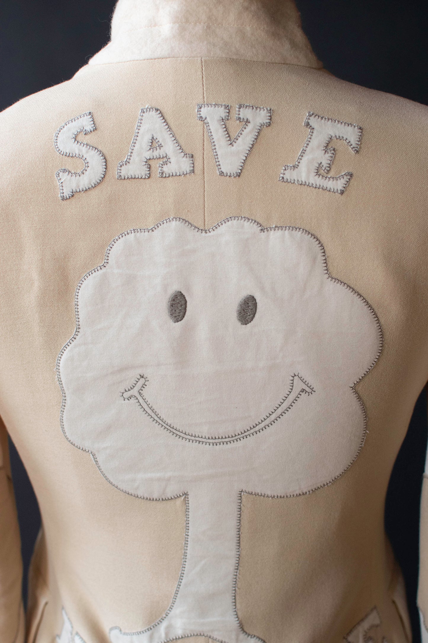 'Save Nature' Blazer | Moschino Cheap & Chic Nature Friendly Garment 1994