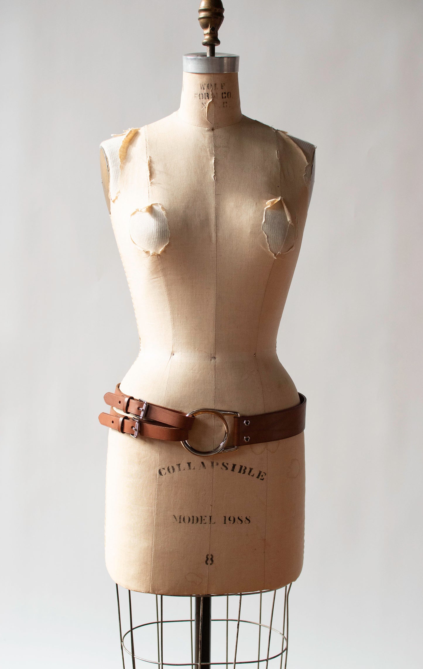 Brown Leather O-Ring Belt | Ralph Lauren