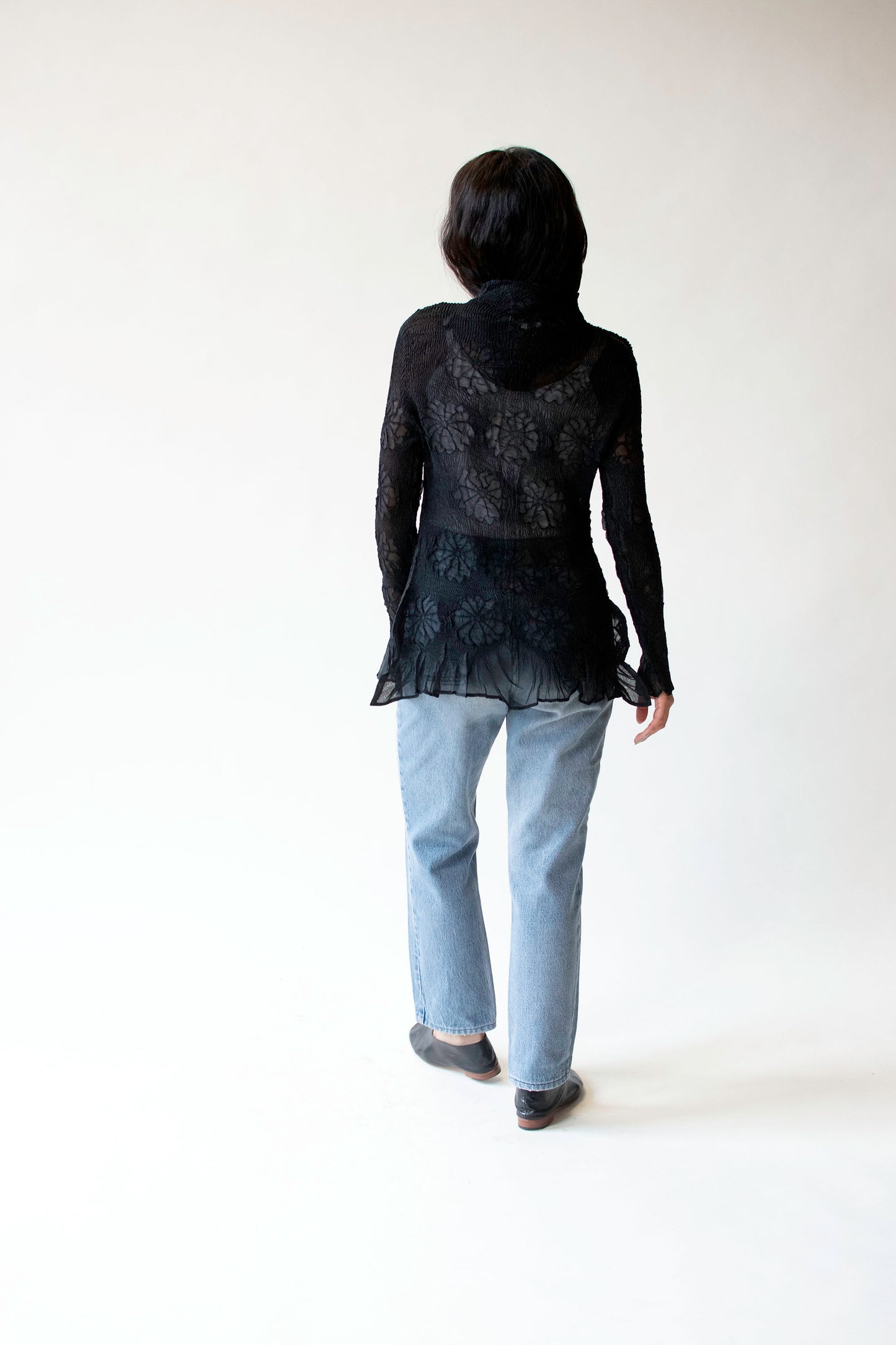 Textural Black Shirt | Yoshiki Hishinuma