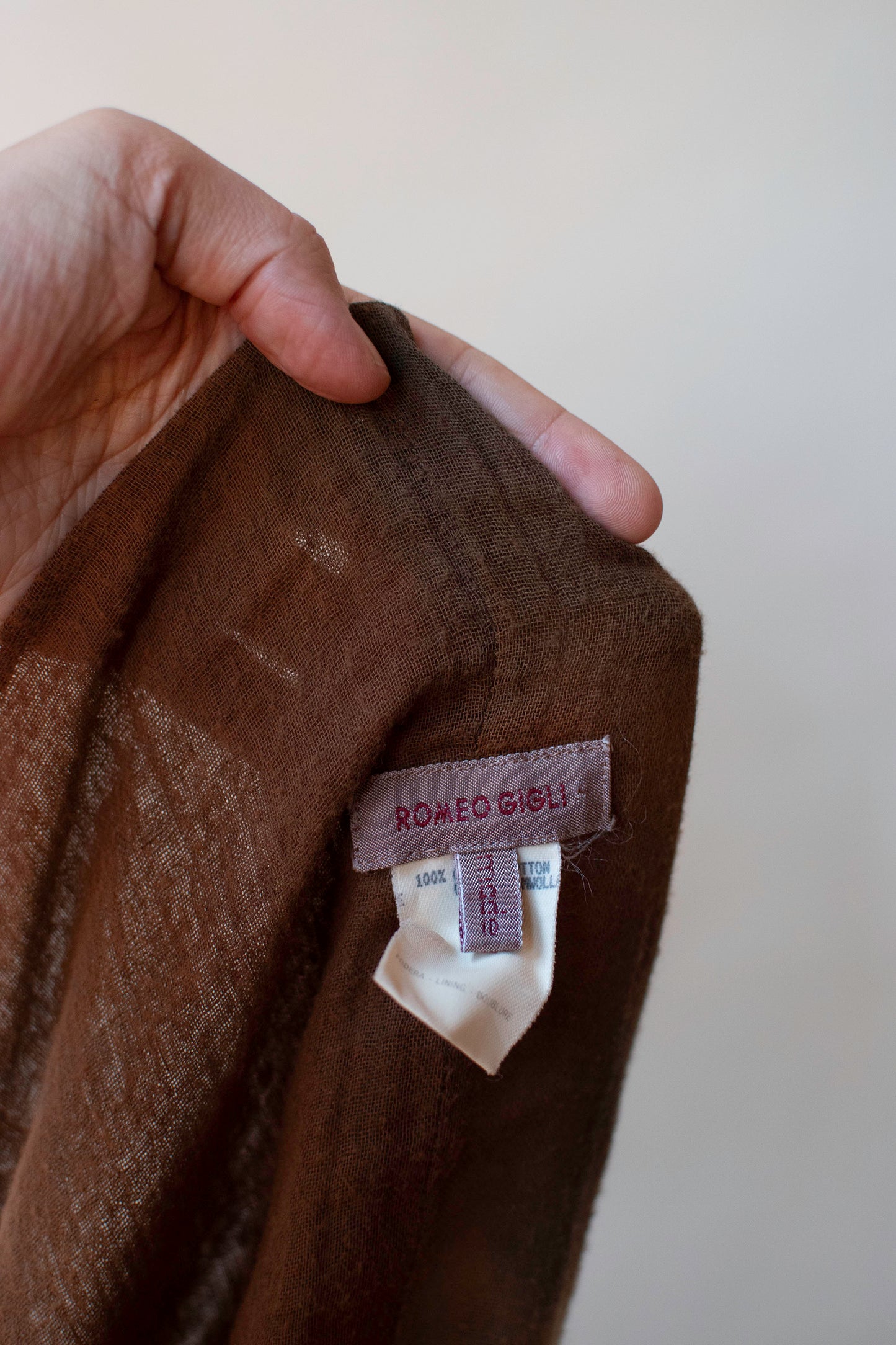 Mottled Cowl Scarf | Romeo Gigli 1991