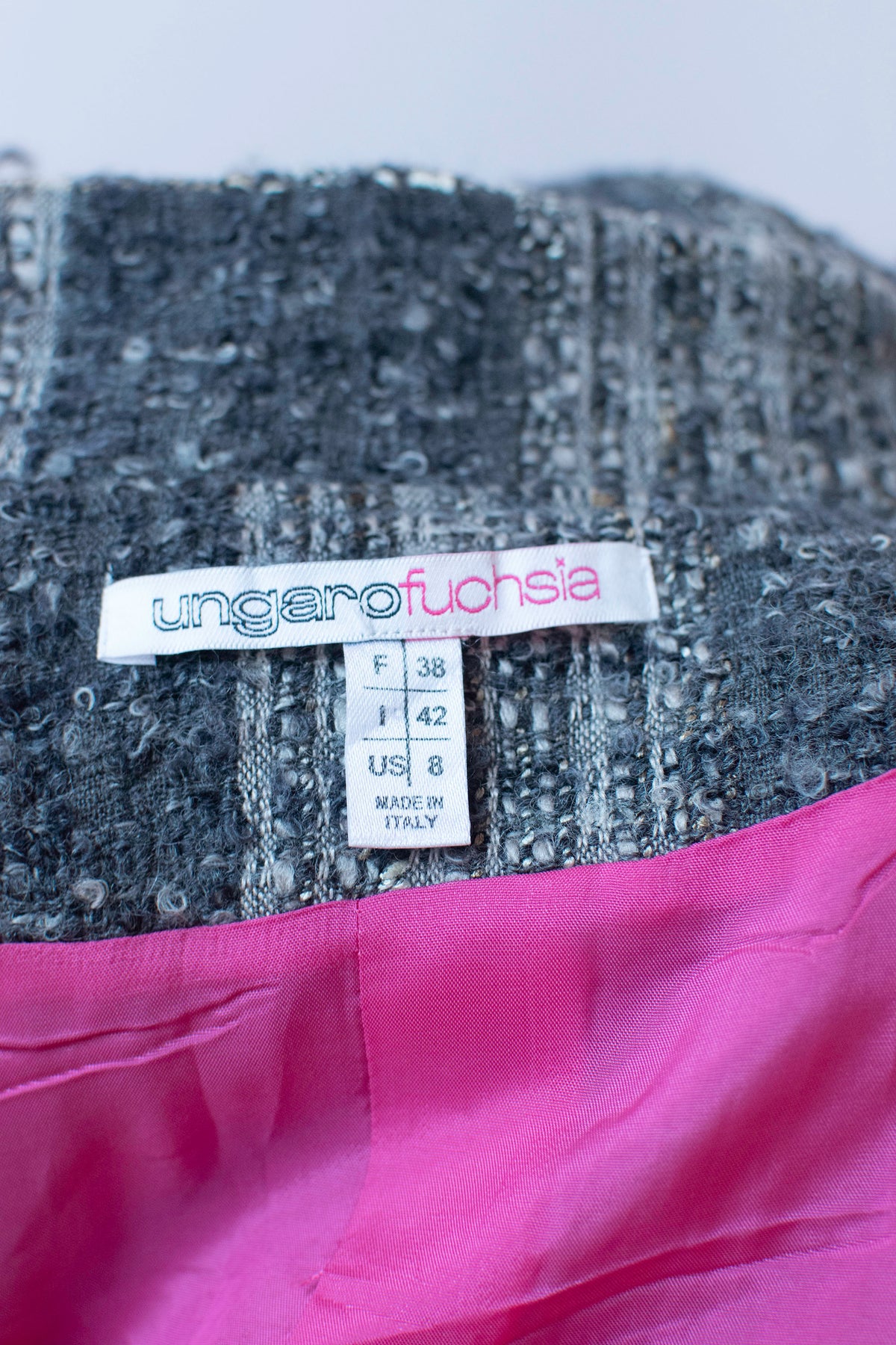 Plaid Skirt Suit | Emanuel Ungaro