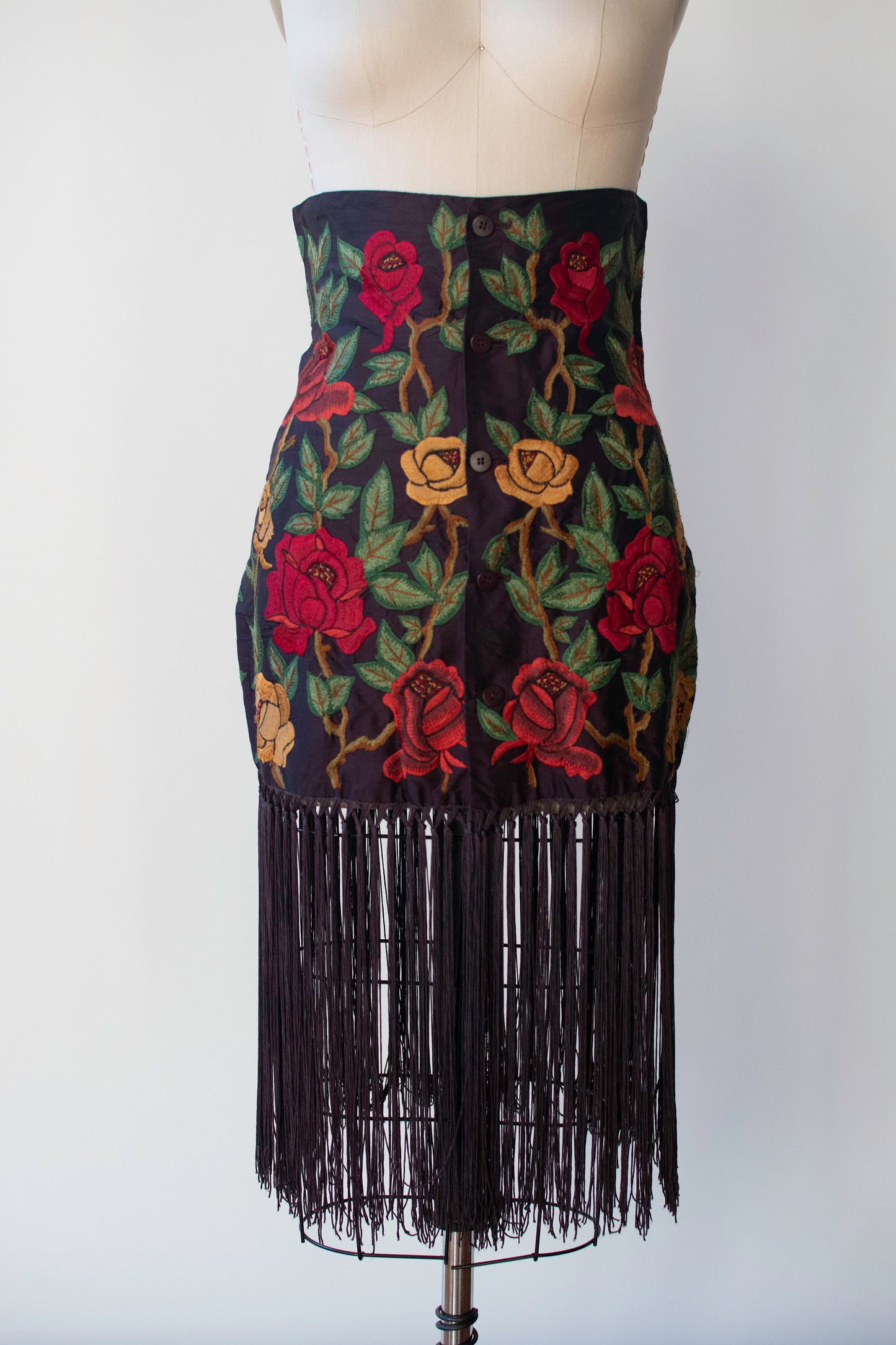 Piano Shawl Skirt | Romeo Gigli for Callaghan 1990s