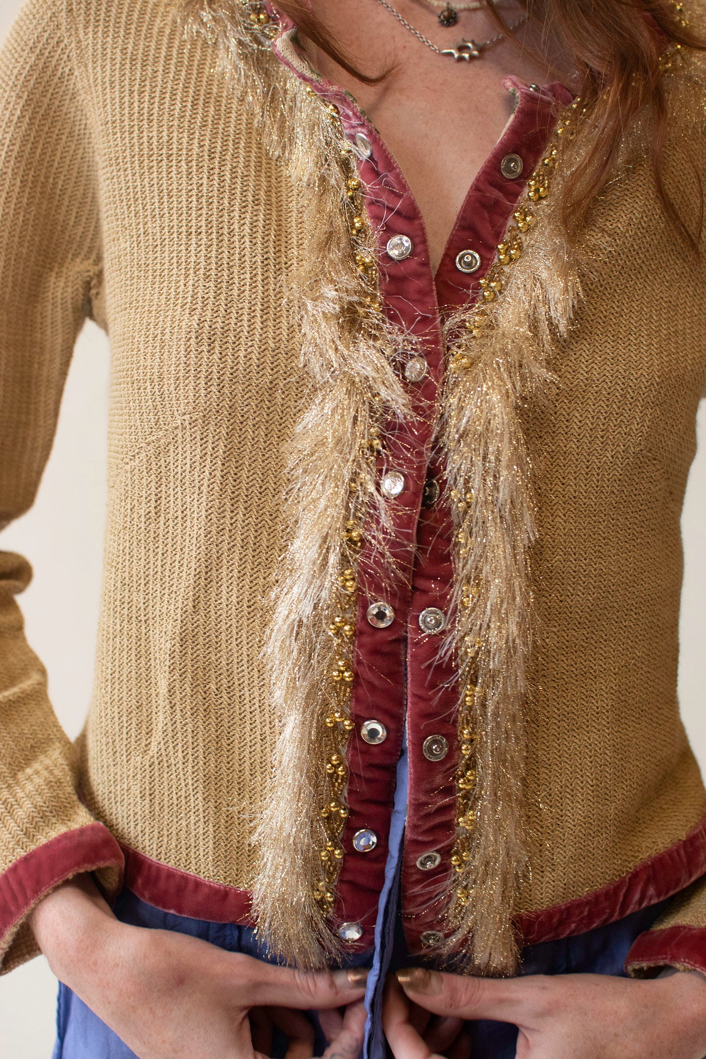 "Raffia" Cardigan w/ Fringe | Voyage Invest in the Original