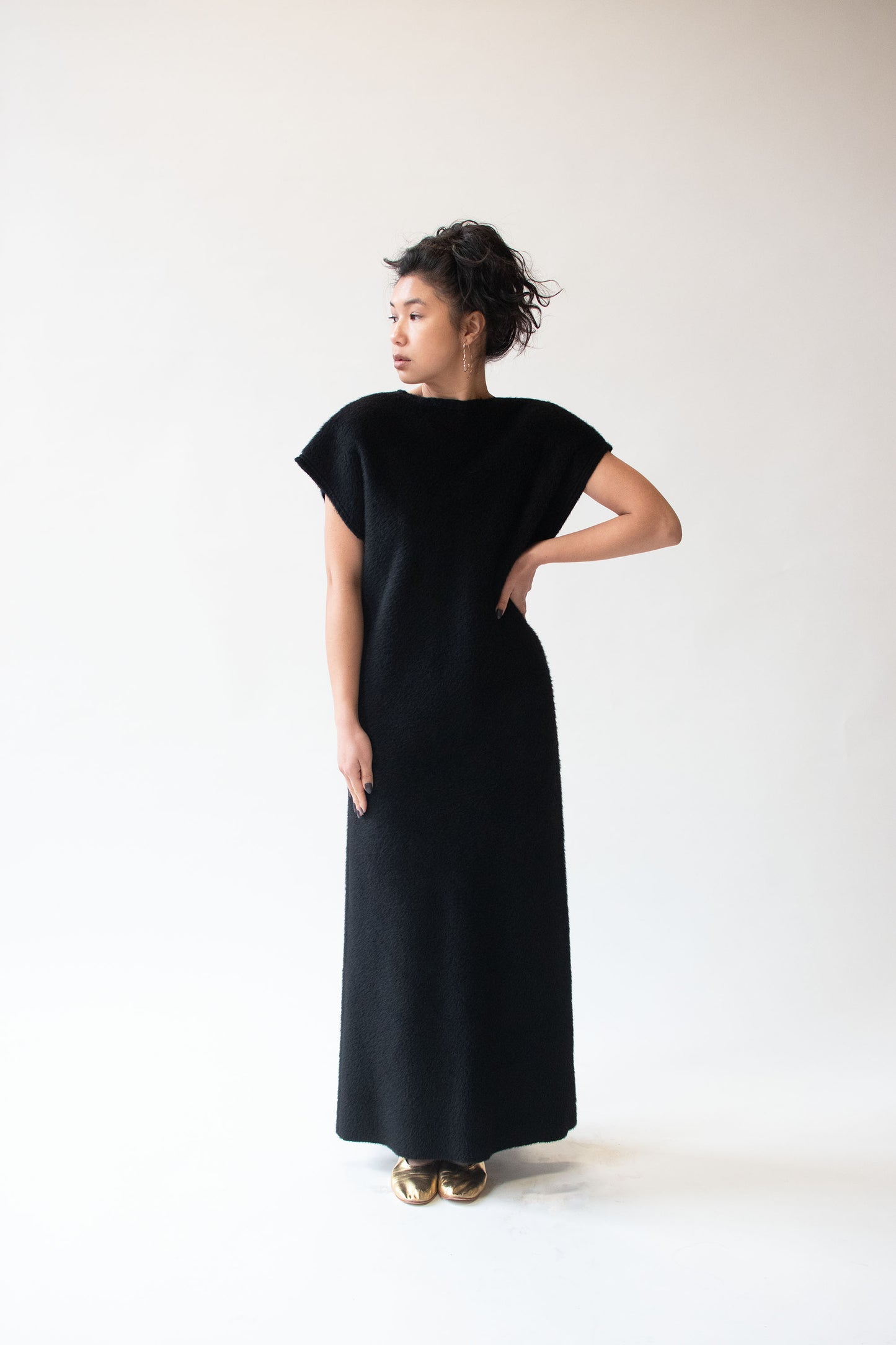 1990s Black Mohair Dress | Comme des Garçons