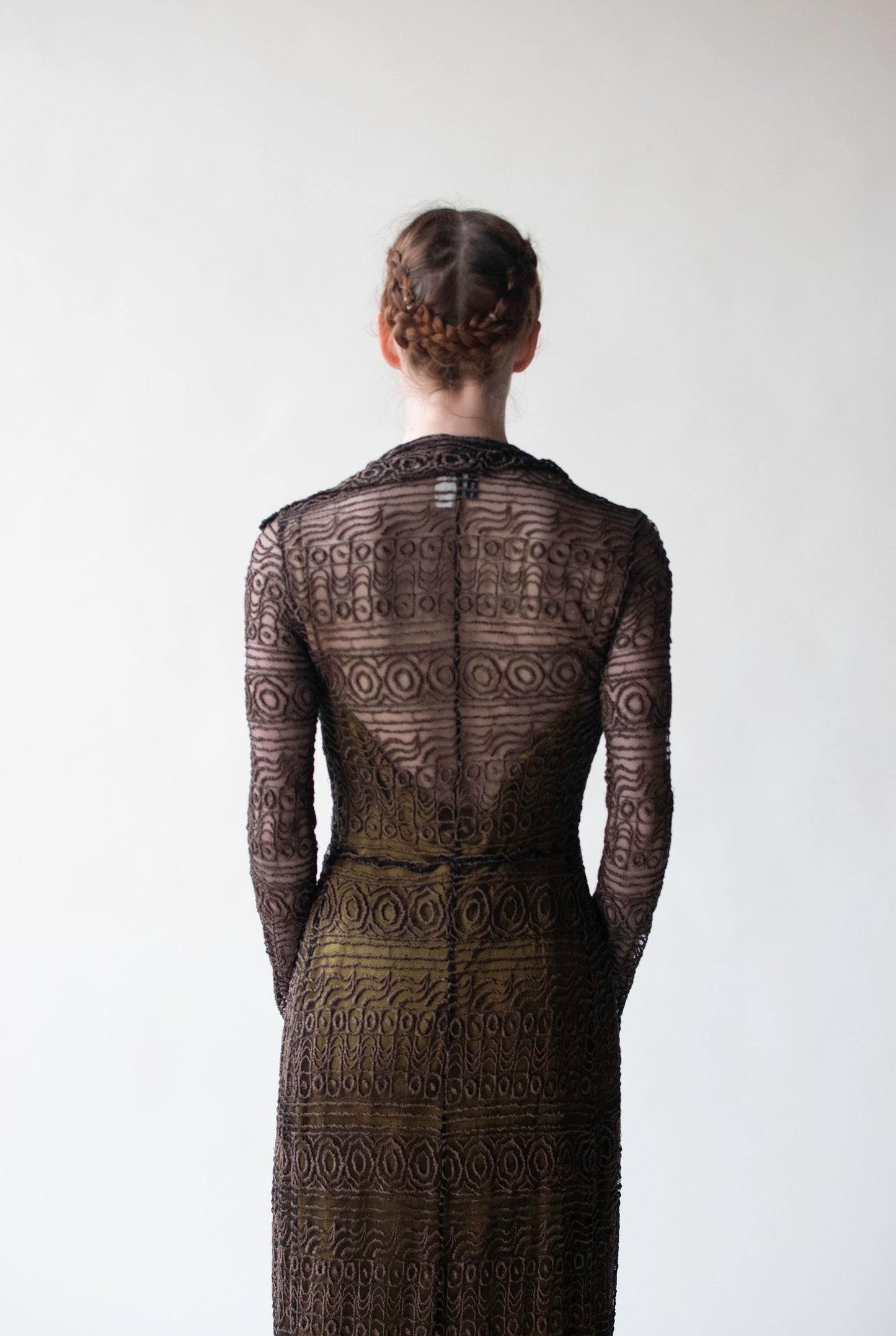 Embroidered Mesh Duster | Sophie Sitbon