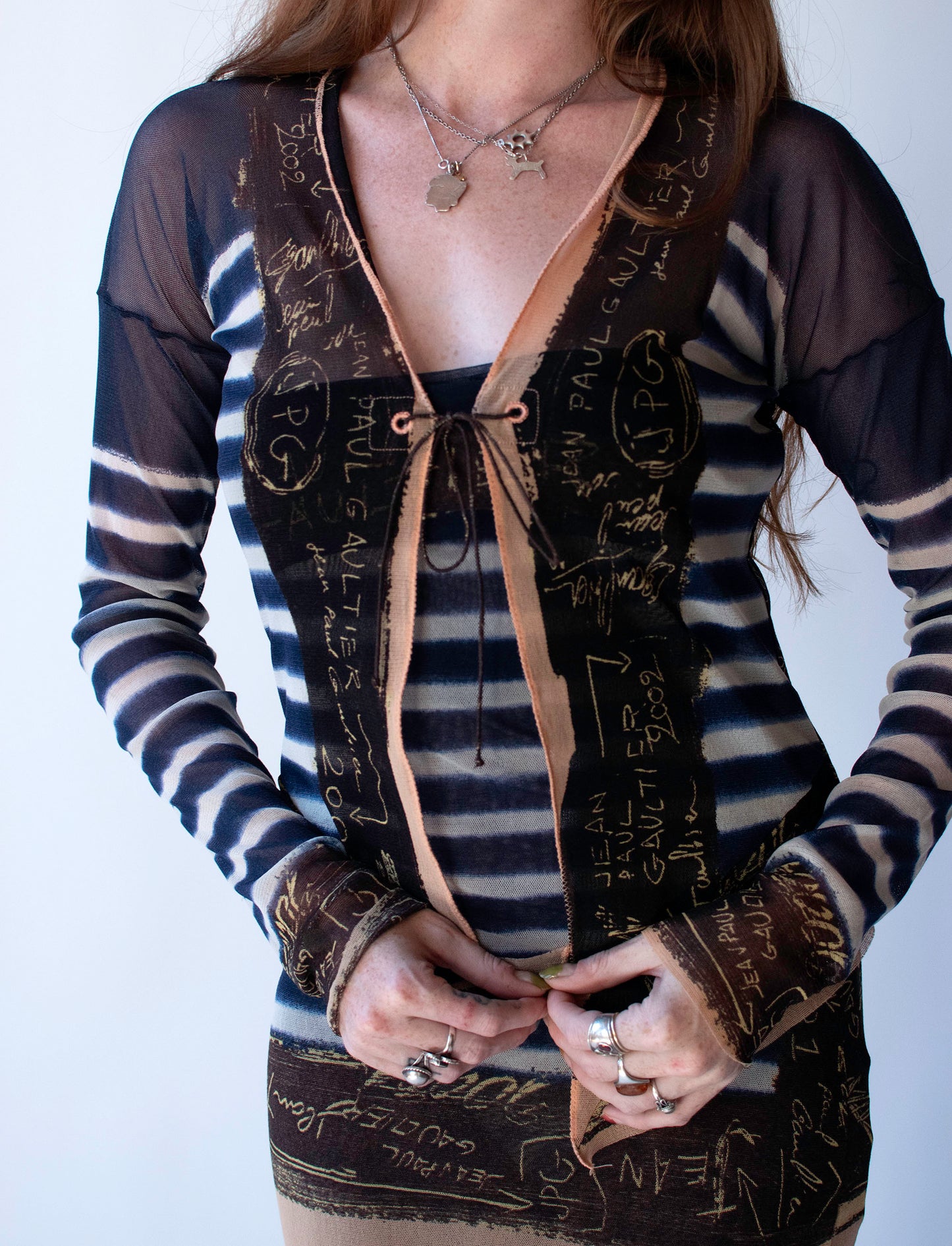 Printed Mesh Set | Jean Paul Gaultier