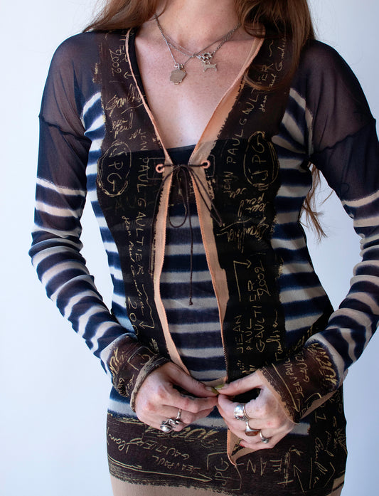 Printed Mesh Set | Jean Paul Gaultier