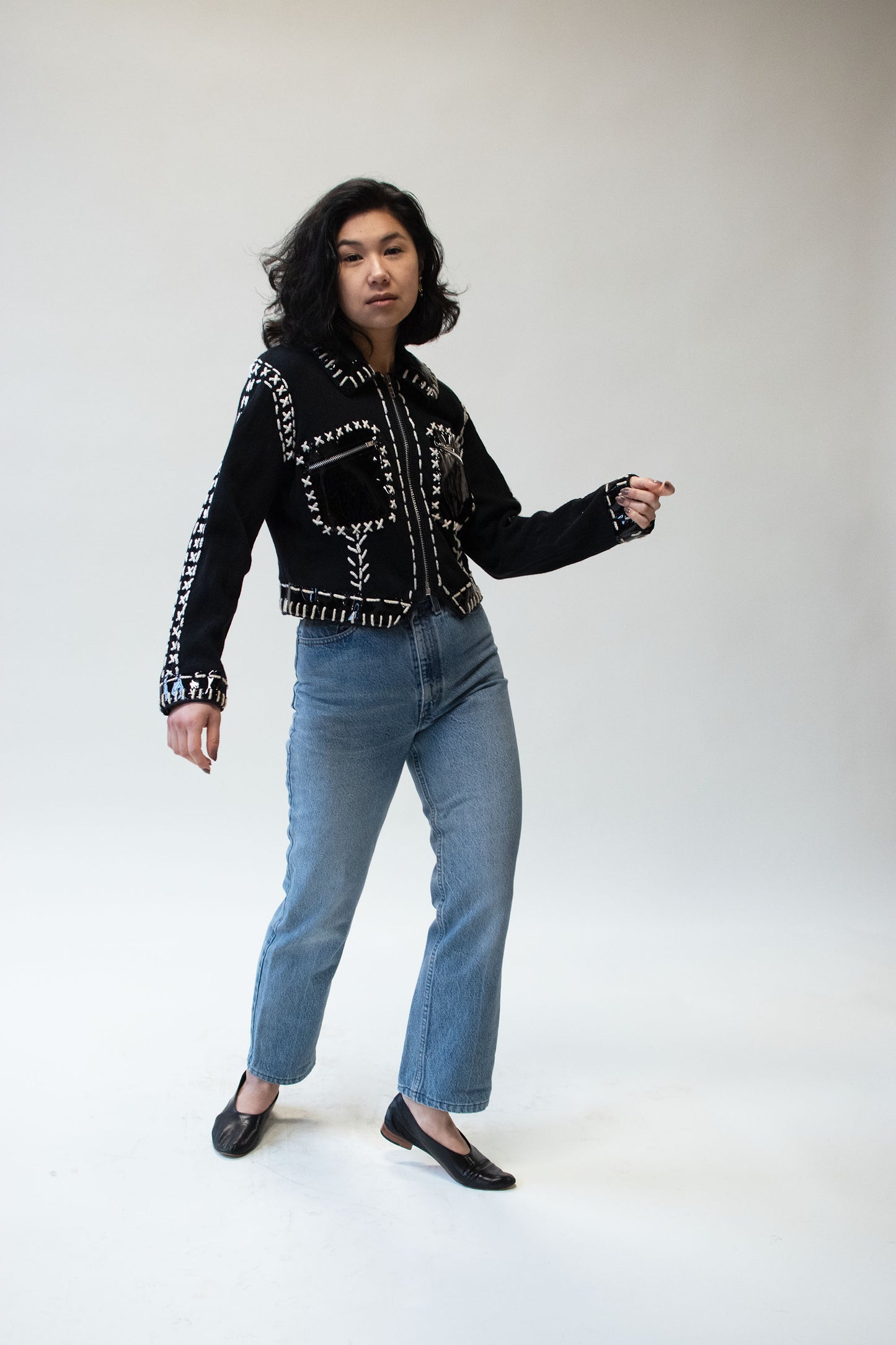 1990s Whipstitch Sweater | Michael Simon