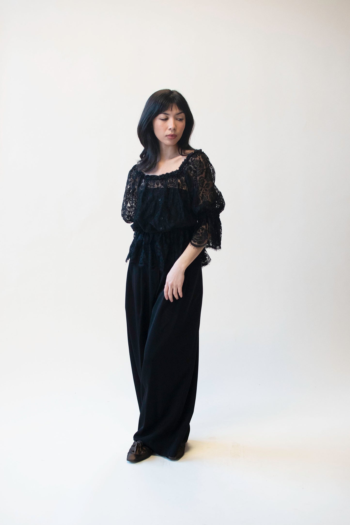 1970s Lace Blouse | Scott Barrie