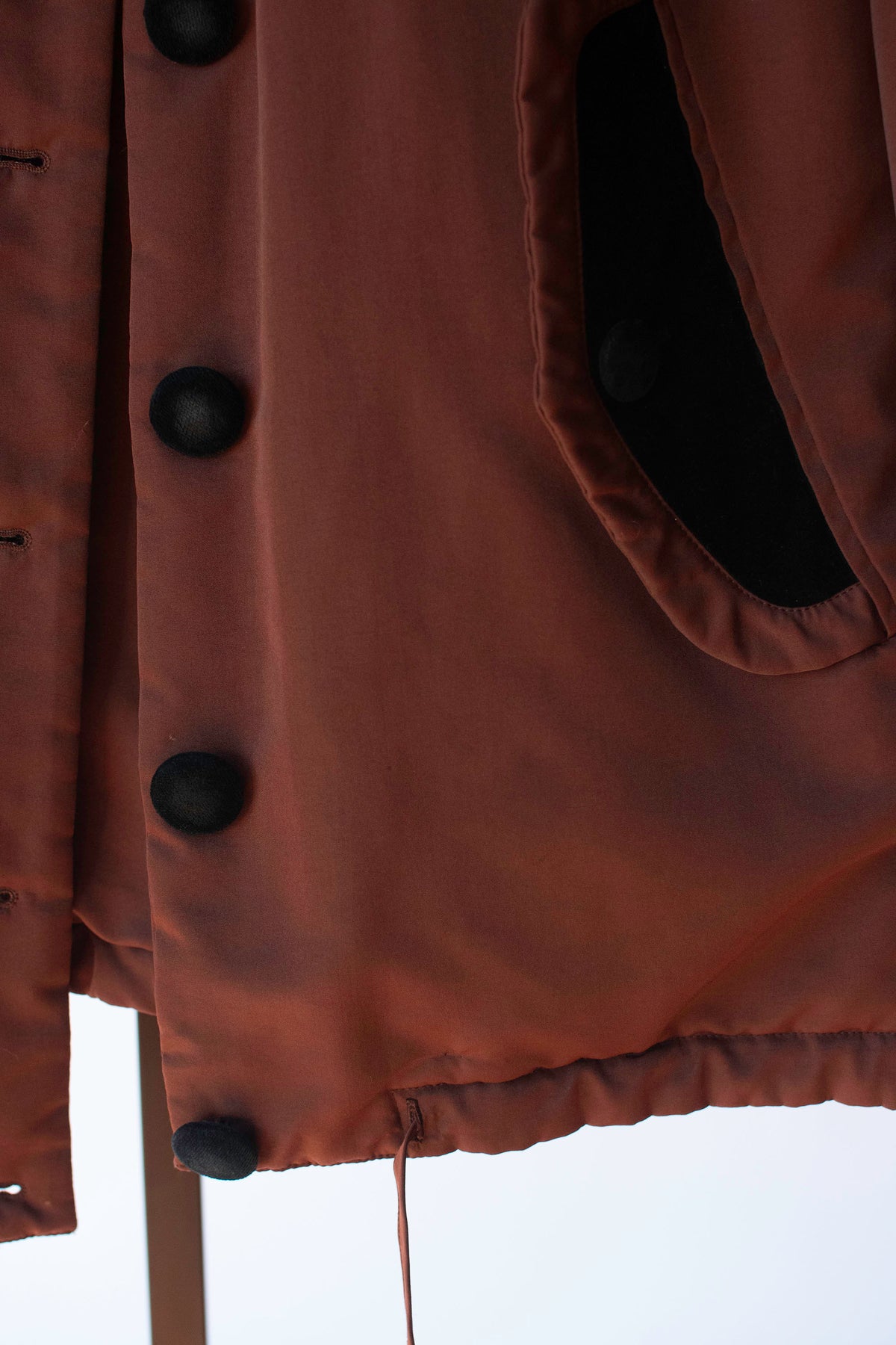 Velvet Trim Coat | Moschino Cheap & Chic