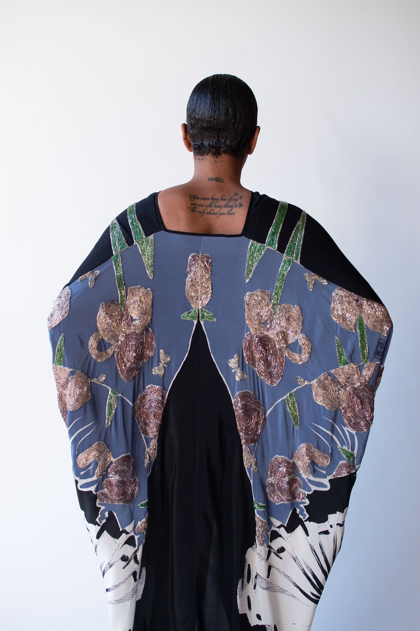 1980s Beaded Silk Caftan | Michaele Vollbracht