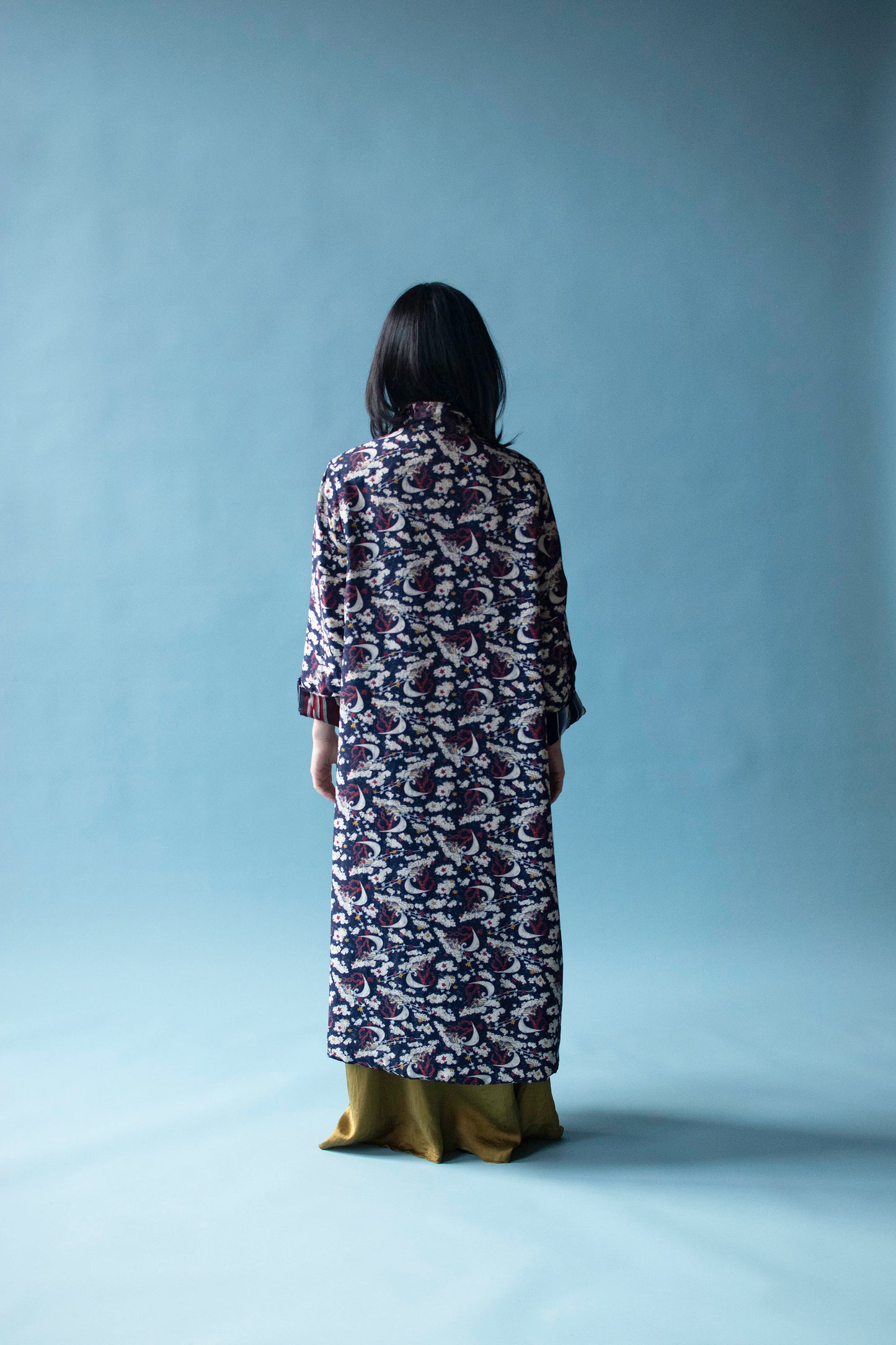 Bespoke Patchwork Tie / Celestial print Coat