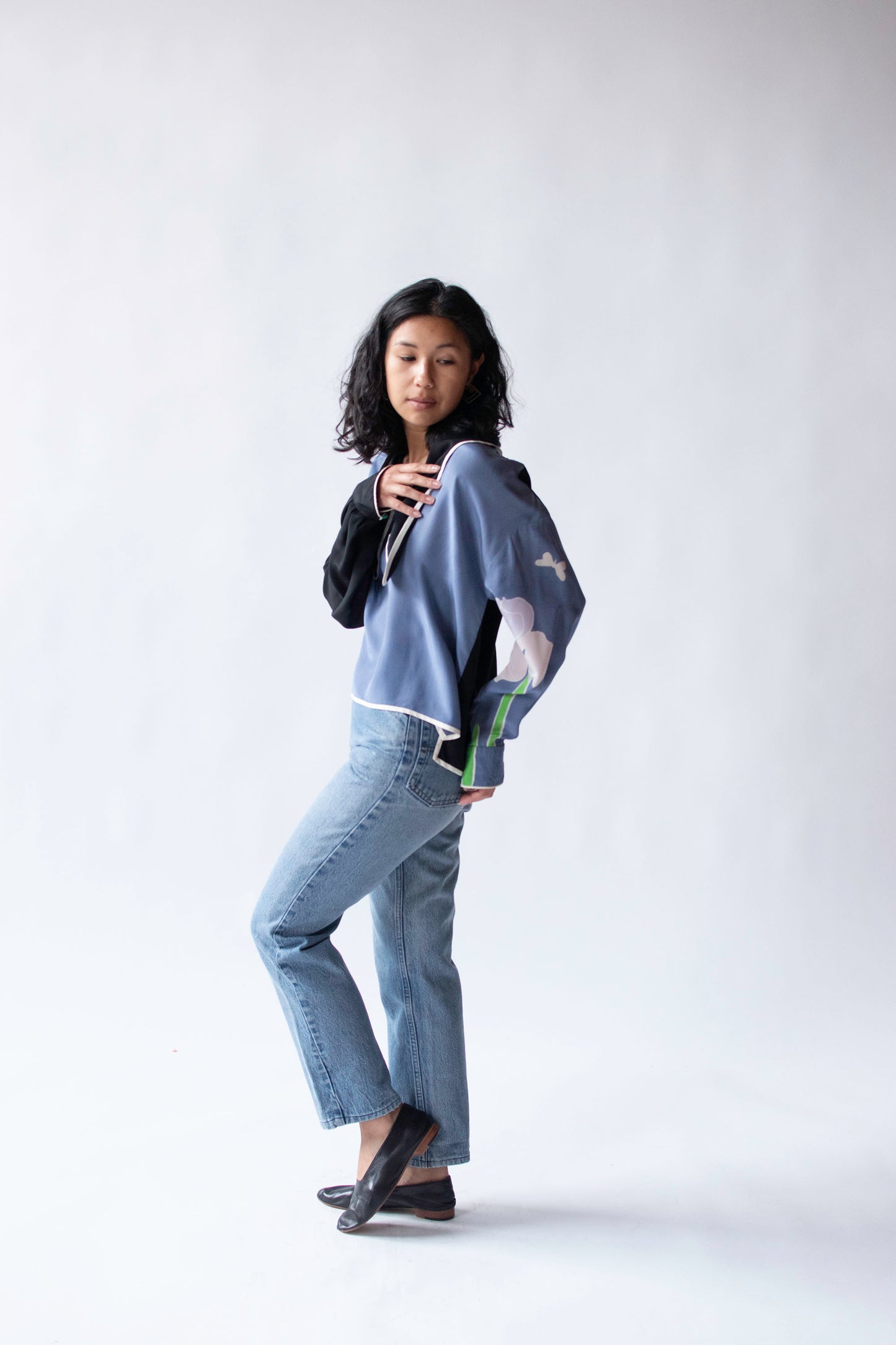 Printed Silk Blouse | Michaele Vollbracht
