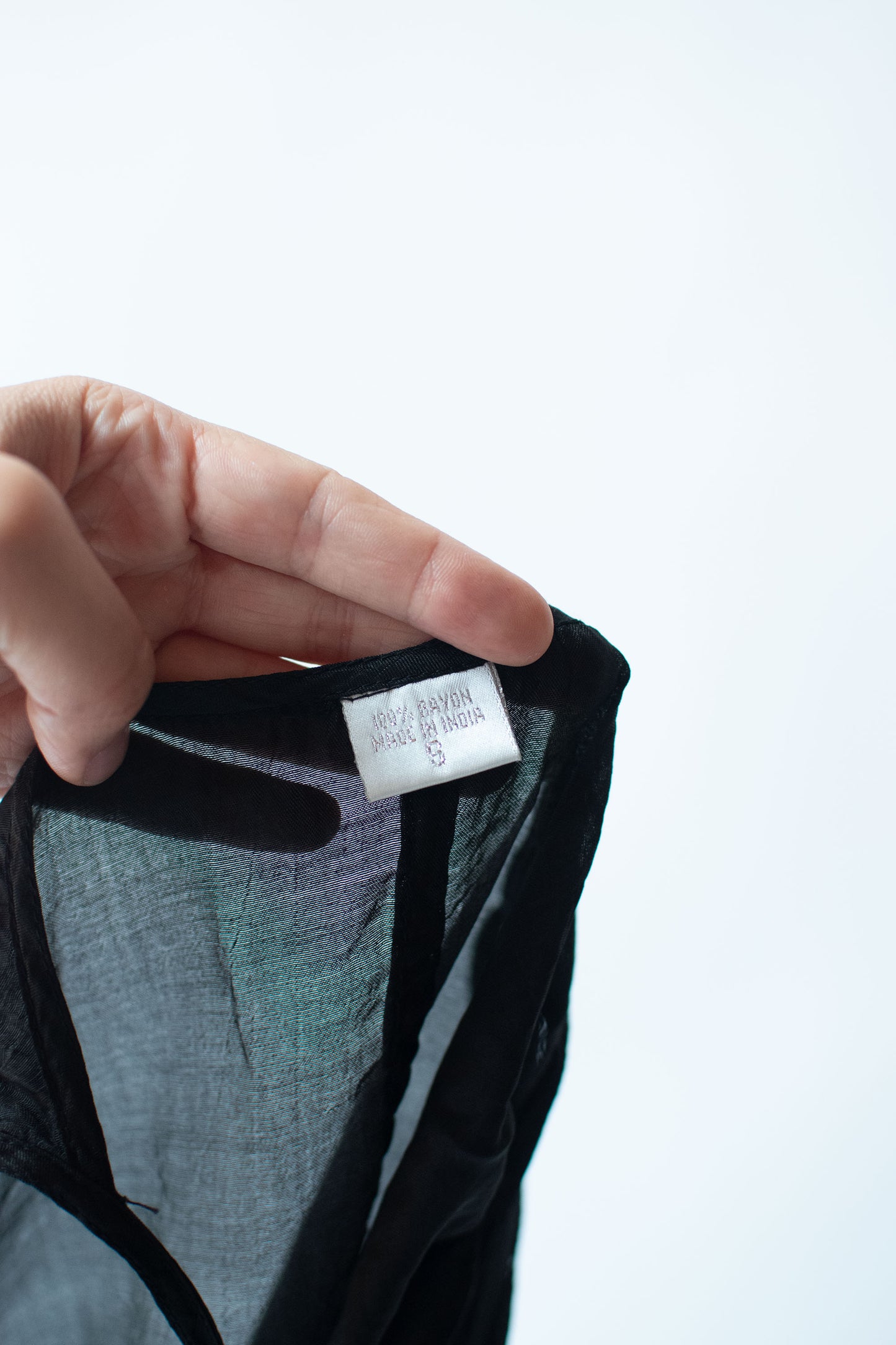 1990s Black Slip Dress